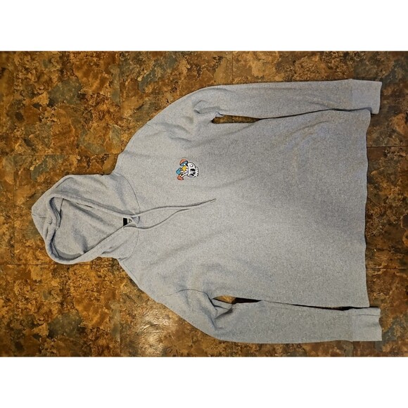 Eighty Eight Womens Thermal Hoodes Shirt Size Lg Gray - Picture 2 of 8